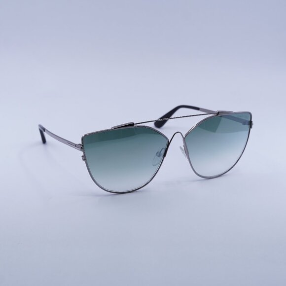 🕶️ New Tom Ford Jacquelyn-02 FT0563/S 14X Sunglasses - Ruthenium Frame - Picture 1 of 10